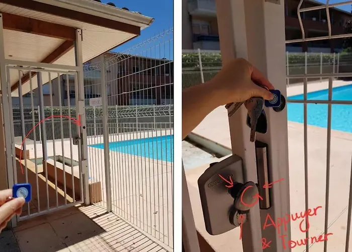 Cote Metro Avec Piscine Et Parking Gratuit トゥールーズ